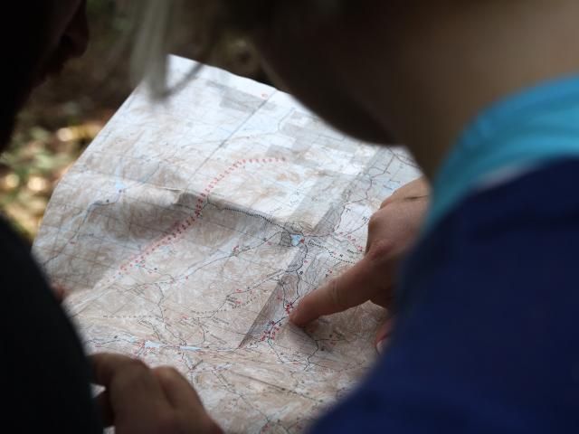 Carte au trésor pour jeu de pistes