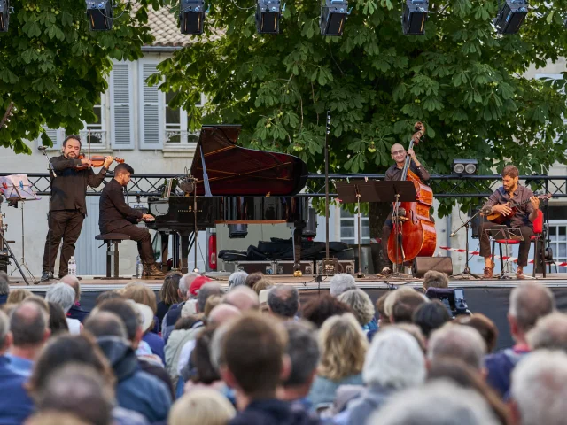 Concert en plein air au festival Musique en Ré en 2022.