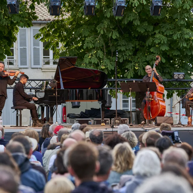 Concert en plein air au festival Musique en Ré en 2022.