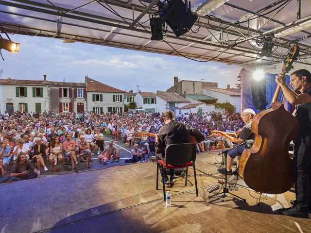 Événement musical à Sainte-Marie lors du festival Musique en Ré de 2022.