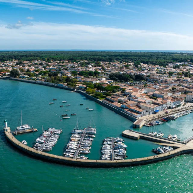 Vue Aerienne Port La Flotte Ile De Re By Edouard Salmon Skystudio