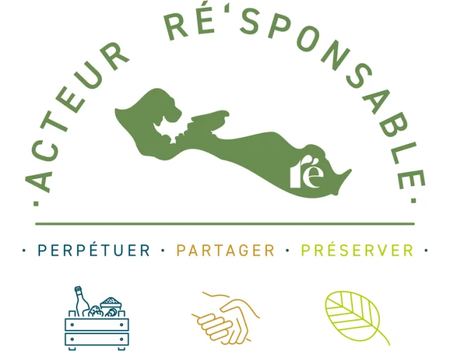 Logo de l'initiative Acteur Ré’sponsable avec les mots: perpétuer, partager, préserver.