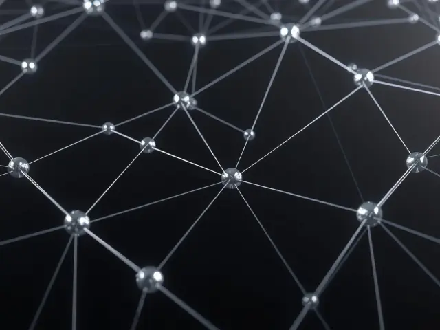 Illustration d’un réseau de liens interconnectés symbolisant la structure et la navigation d’un site web.